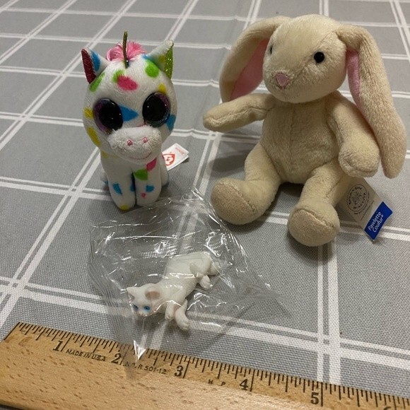 Mini Gifts McDonalds Build A Bear Bunny Rabbit TY Beanie Boos Unicorn Fairy Cat - Picture 2 of 9
